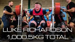 The youngest ever athlete to overall 1000 kg/2,204 lb raw has been he has come a long way considering that winning the european powerlifting federation (epf) 2018. The Youngest Man To Total 1 000kg Raw Luke Richardson Youtube