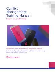 Conflict Management Training Manual Rough Draft.docx