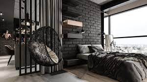 Gray Modern Industrial Apartment Interiors Personal Blog Industrial Bedroom Design Bedroom Design Contemporary Bedroom Design