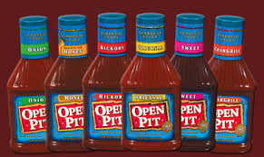 Open pit's blue label sauces have a distinctive, spicy, and vinegary flavor that people enjoy right out of the bottle or as the foundation for their own secret … open pit barbecue sauce ingredients ~ open pit bbq sauce 4 gal napoli foods.it is usually thick with a dark red colour, but there are several regional … 6247 Bbq Sauce Open Pit Regulr Johnnies Restaurant And Hotel Service Inc