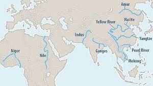 World Map Rivers Labeled 6 Free Printable World River Map - [Outline] | World Map With Countries