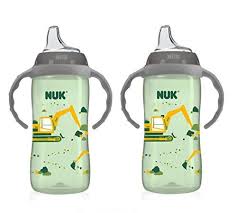Nuk 10 Ounce Jungle Large Learner Cup With Handles 2 Pack Boy Nuk Toddler Sippy Cups Baby Boy Accessories Baby Bottles