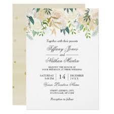 Elegant Watercolor Floral Gold Wedding Invitation Wedding Invitations Cards Wedding Invitation Inspiration Engagement Invitations Engagement Invitation Cards
