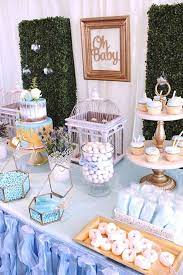 Darling Oh Baby Boy Baby Shower Kara S Party Ideas Baby Shower Dessert Table Baby Shower Desserts Dessert Table Baby