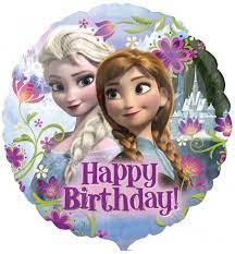 Frozen Helium Ballon Happy Birthday 43cm Leeg Partywinkel Nl
