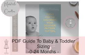 Baby Toddler Size Charts 0 To 24 Months Modeliste Creative