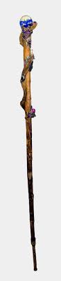 550 00 An Epic One Of A Kind Wizard Staff Made With Powerful Crystals Precious Gems Pewter Solder With A Blown Glass Ba Wizard Staff Wands Walking Sticks