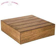 Brown Wood Plank Square Cake Stand Hobby Lobby 1280528 Wooden Cake Stands Square Cake Stand Wooden Cake