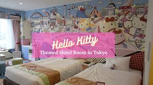 Even though the room is missing hello kitty's signature color, it is still highly distinctive, creative. Hello Kitty Themed Hotel Room At The Keio Plaza Tokyo Family Friendly Travel Destinations