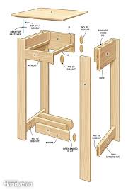 Simple Rennie Mackintosh End Table Plans End Table Plans Easy Woodworking Projects Woodworking Projects Diy
