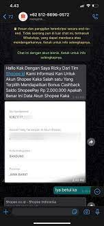 Check spelling or type a new query. 54 Juta Rupiah Dana Spinjam Dicairkan Oleh Penipu Yang Mengatasnamakan Shopee Media Konsumen