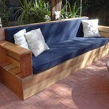 Outdoor furniture is sturdy, made to tolerate weather and much use. Home Dzine Garden Making Upholstered Cushions For Outdoor Sofa
