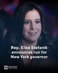 Republican Rep. Elise Stefanik announced early Friday morning she is  running for governor of New York, after months of hinting her intention to  challenge Democratic Gov. Kathy Hochul in the 2026 election.