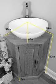Corner bathroom cabinet | comfortable cabinet design. Armario De Esquina De Bano De Roble Solido Aseo Fregadero De Vanidad Muebles De Bano B Ebay
