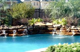 Natur Wasserfall Pool Swimming Idee Design10 Schwimmbad Landschaftsbau Hinterhof Pool Landschaftsbau Gartenpools