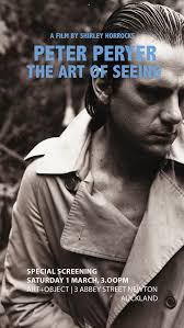 Check out the trailer for: A film by Shirley Horrocks , Peter Peryer, The  Art of Seeing, SPECIAL SCREENING, Saturday 1 March, 3.00pm, at Art+Object,  3 Abbey Street, Newton, “Utterly engaging. A ...