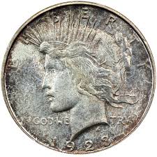 1923 D 1 Ms Peace Dollars Ngc