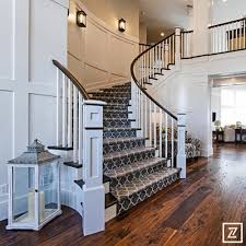 The latest carpet trends for stairs include intricately designed carpets and carpet runners. Stair Carpet Designs