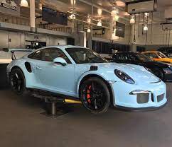 Gulf Blue Non Metallic 328 Porsche Porsche 911 Sportscar