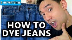 Bring Your Jeans Back To Life In 4 Minutes! (How To Dye Your Jeans)