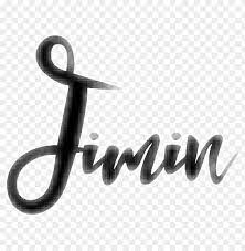 Jimin Bts Name Kpop Words Park Jimin Name Png Image With Transparent Background Png Free Png Images Bts Name Jimin Bts Jimin