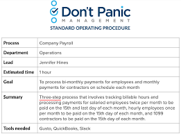 Standard operating procedures are important because they help in increasing employee productivity and efficiency, which can result in increasing employee performance and reducing miscommunication. How To Create And Use Sops
