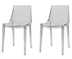 Chaises Transparentes Design Yzel Lot De 2 Chaises Miliboo Iziva Com Chaise Transparente Chaise Design Miliboo