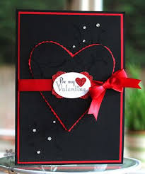 Just a few paper punches, embellishments, patterned papers, and our free printables turn these easy valentine's day cards into a beautiful way to say i love you. Great Elegant Card Valentine Cards Handmade Valentines Cards Valentine Day Cards