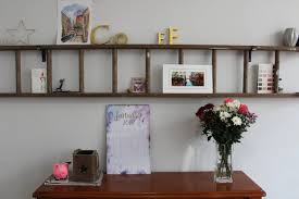 These farmhouse decorating ideas will transform your bathroom space into a quaint private area. How To Use An Old Ladder For Wall Decoration And Displaying Art Kezzabeth Diy Renovation Blog