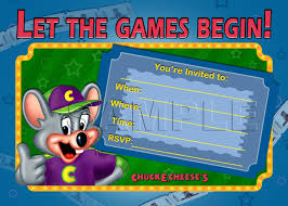 Chuck E Cheese S Birthday Invitation Instant Download Chuck E Cheeses Games Arcade Birthday Party Chuck E Cheese Chuck E Cheese Birthday Arcade Birthday Parties