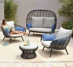 Cocoon 4 Piece Sofa Set Garden Furniture George At Asda Sofa Set Garden Sofa Set Outdoor Living Design