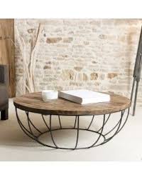 table basse ronde noire double plateau 100cm tinesixe table basse ronde bois decoration salon bois table basse ronde