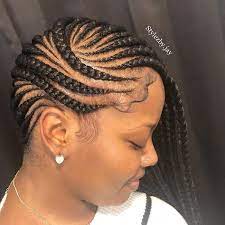 Ghana braids one corner hair style. 900 Braided Hairstyles Ideas Braided Hairstyles Hair Styles Box Braids Hairstyles