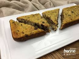 Moelleux Dietetique A La Banane Et Aux Pepites De Chocolat Chocolat Sans Sucre Gateau Peu Calorique Gateau Banane Chocolat