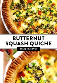 Butternut Squash Quiche Recipe Gimme Some Oven Recipe Butternut Squash Quiche Quiche Recipes Butternut