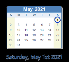 We have listed here online, printable, word, excel, pdf and blank calendar for may 2021. May 1 2021 Calendar With Holidays Count Down Usa