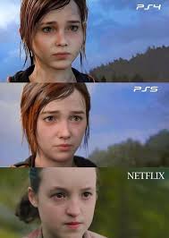 Ellie for PlayStation and Netflix 🤔