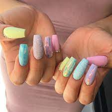 Pin By Fernanda Martinez On Unhas Acrylic Nail Designs Trendy Nails Easter Nails
