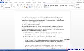 Pilih office 2013 atau 2016. Matikan Hidupkan Mod Baca Dalam Word 2016 2013 2021