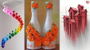 9 Diy Room Decor Projects Paper Craft Ideas Youtube In 2020 Crafts Diy Arts And Crafts Easy Diy Art