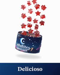 Amazon.com: LullaBites - Gomitas naturales para dormir - Hechas en Estados Unidos - Con 5-HTP, L-teanina, magnesio y raíz de valeriana - Sin melatonina - Vegano - Halal - Sin azúcar, sin