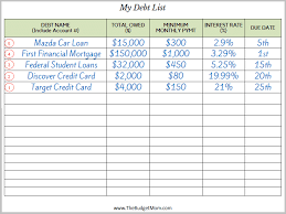 Negotiate a lower credit card interest rate: How To Create A Plan To Pay Off Debt The Budget Mom