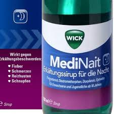 Wick medinait erkältungssirup für die nacht. Medinait By Big47
