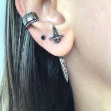 Sword Earrings Front Back Earrings Stainless Steel Earrings Etsy Front Back Earrings Stainless Steel Earrings Earrings