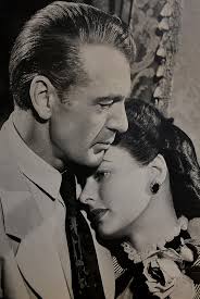 Gary Cooper and Ingrid Bergman,during the filming of SARATOGA TRUNK (1945) 