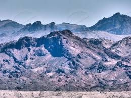 Mountains Sky Layers Light Shadow Purple Desert Landscape By Miranda Read Photo Stock Snapwire