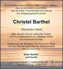 Christel Barthel | Nordkurier Anzeigen