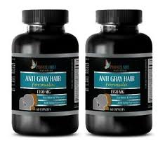Eating biotin and vitamin b5 foods, such as eggs, beef, chicken, avocado, legumes, nuts and potatoes, also helps you to avoid a deficiency and aid hair growth. Hair Growth Vitamins Anti Gray Hair Hair Growth Treatment 2 Bottles 601133550990 Ebay