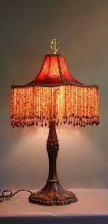 Oriental Hat Style One Of A Kind Lampshade W Base Etsy Lamp Shade Oriental Home Decor