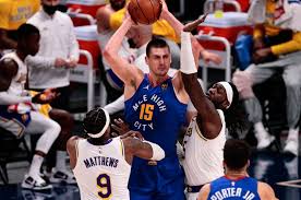 The denver nuggets are a professional basketball team based in denver, colorado. Denver Nuggets Sink Los Angeles Lakers With Jokic Triple Double Daily Sabah